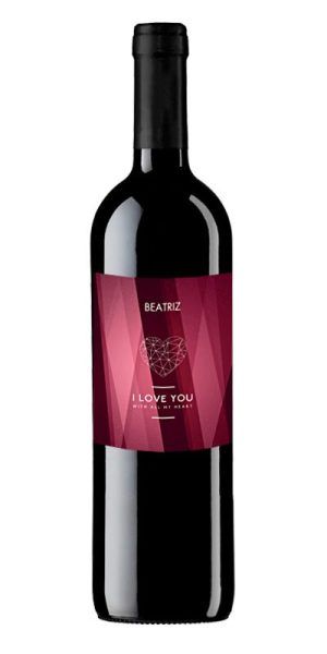 Corazon Geometrico Tinto